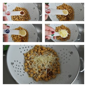 Roasted Chickpea Prep Steps