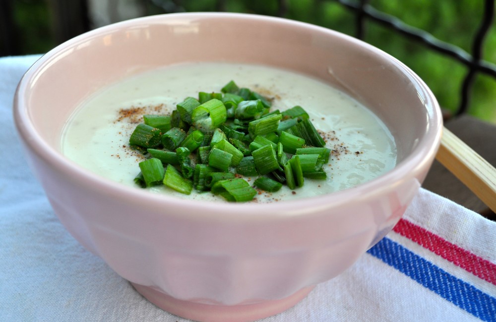 Potato and Leek Soup or “Vichyssoise”